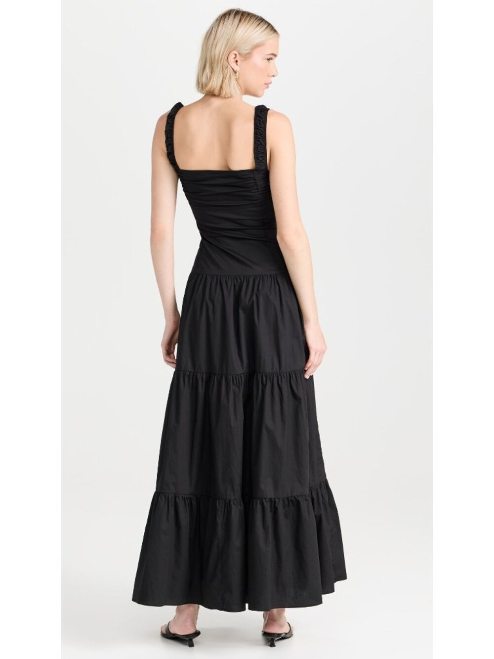 LIONESS Heart Shaped Maxi in Onyx Black New Womens Long Gown Dress - Picture 13 of 15